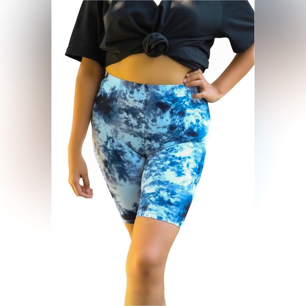 Love University Tie Dye Biker Shorts